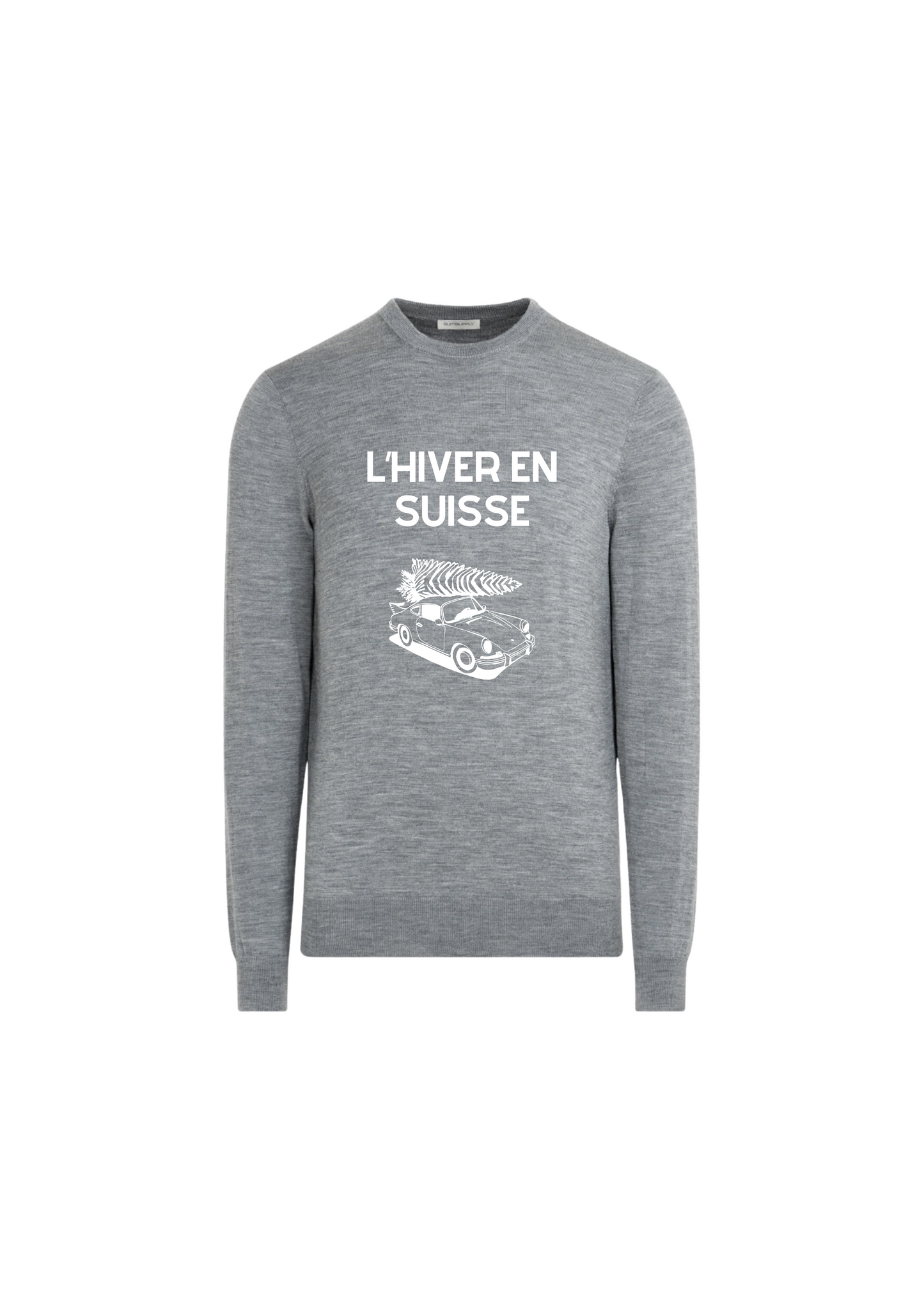 Winter En Suisse | Knitted Winter Crewneck