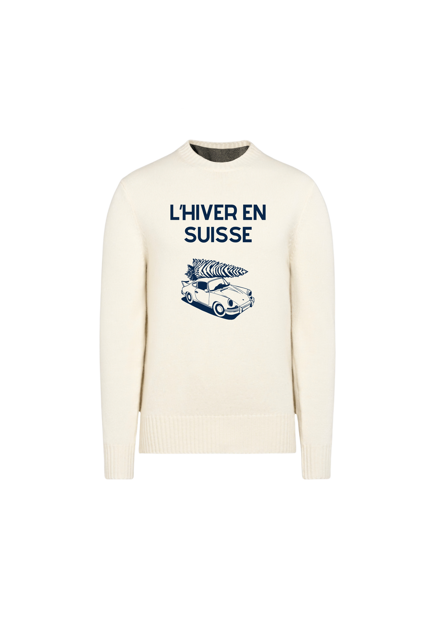 Winter En Suisse | Knitted Winter Crewneck