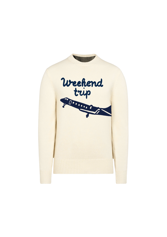 Weekend Trip | Knitted Winter Crewneck